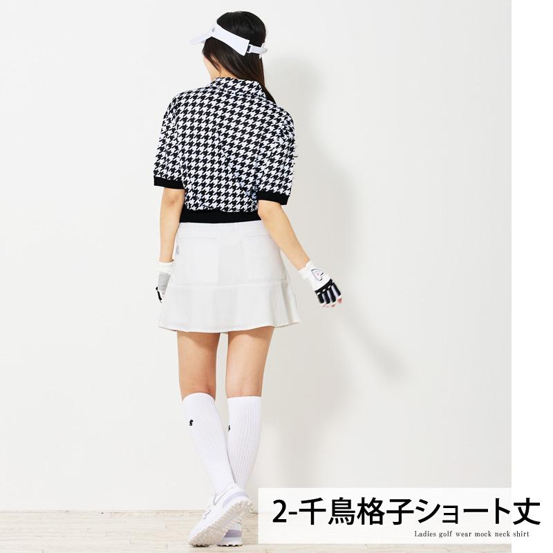 ゴルフウェア レディース gs GOLF ハーフジップ リブトップス ゴルフウェア レディース gs GOLF ハーフジップ リブトップス