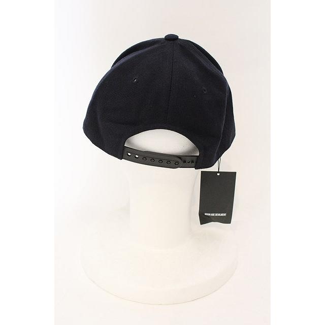 Moonage Devilment(清春) / EMBROIDERY FLAT VISOR キャップ ブラック