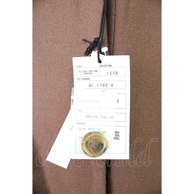 NIL DUE / UN コート.LONG HOODIE OVER COAT F ダークブラウン T-24-03