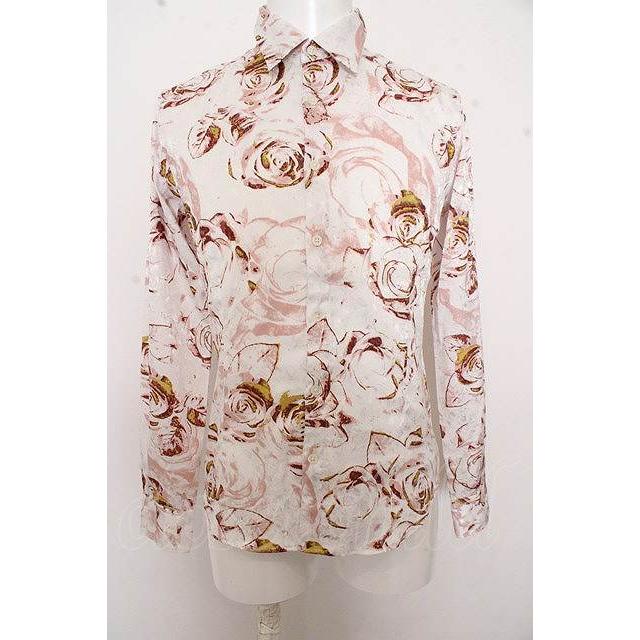 TORNADO MART / グロッシーローズプリントシャツ O-23-09-22-081-TO-sh