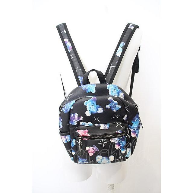 TRAVAS TOKYO / クマ総柄PUレザーモアコンパクトバックパック バッグ O 