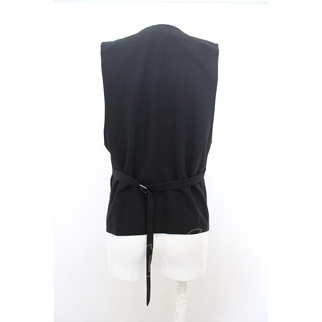 NO ID. BLACK / ラムレザー×TRストレッチベスト O-23-12-30-025-NO-to 