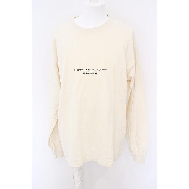 NIL DUE / NIL UN TOKYO / LONG SLEEVE TATTOO M アイボリー O-24-02-26-004-NI-to-YM-ZT061｜mensclosetchild｜02