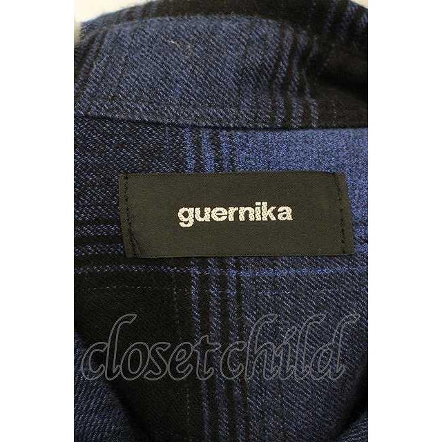 【SALE】GUERNIKA / Custom Check Shirt  ブルー O-24-03-03-016-GU-sh-YM-ZT339｜mensclosetchild｜05