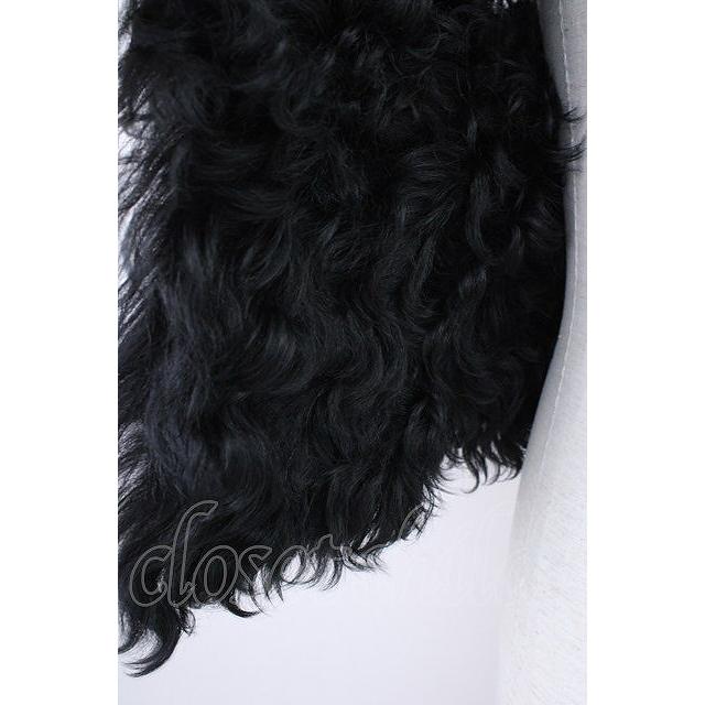 LGB / VEST/FUR/W/M【メンズ1】ラムファーベスト 1 ブラック T-24-11 