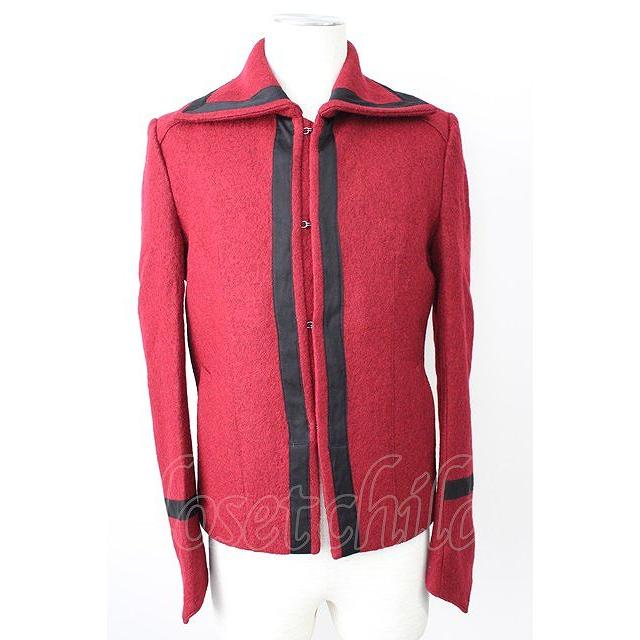 kiryuyrik SHRINK WOOL HIGH COLLAR JACKET
