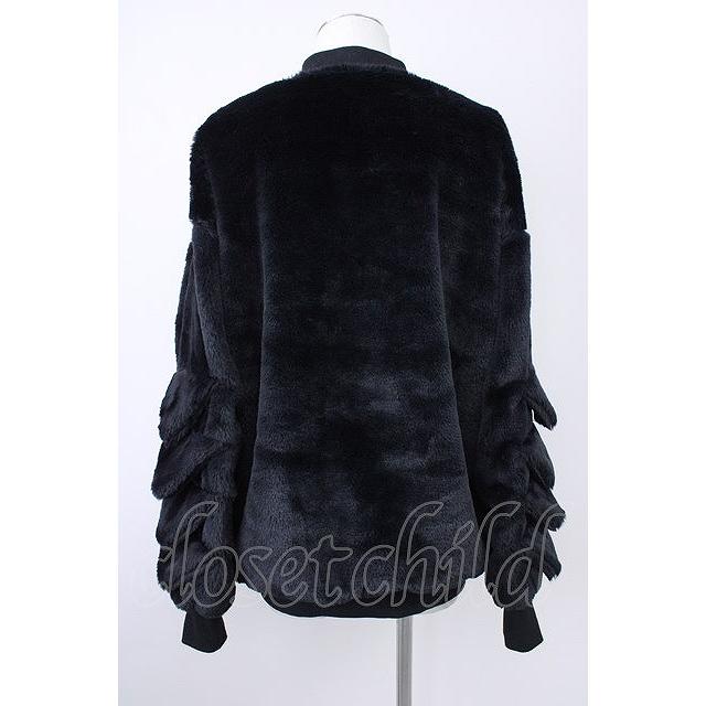CIVARIZE ベロア パーカー ファー襟脱着 アシンメトリーデザイン V系