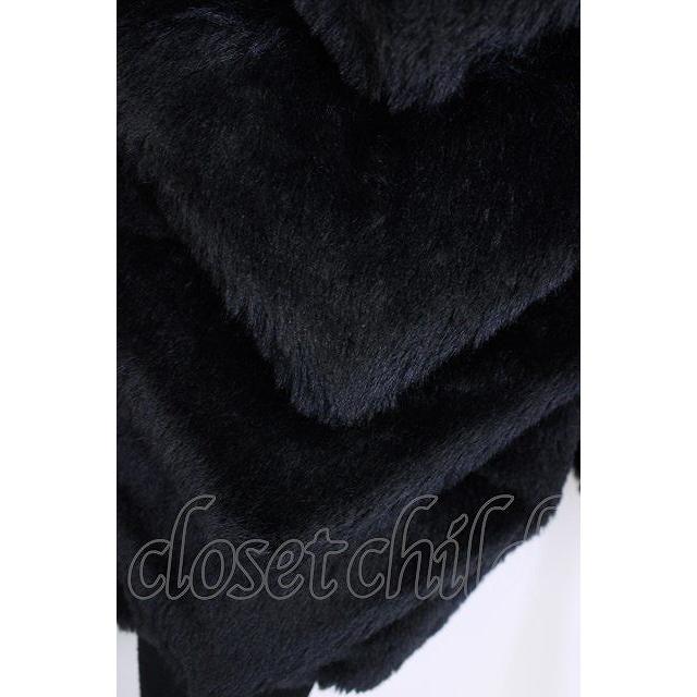 CIVARIZE ベロア パーカー ファー襟脱着 アシンメトリーデザイン V系