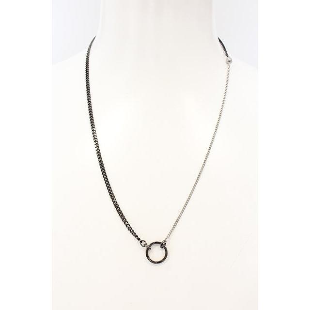 DIRT 100% Natural Dirty ブレスレット&ネックレス DIRT 100% Natural Dirty / ネックレス MIX ブラックxシルバー O-24