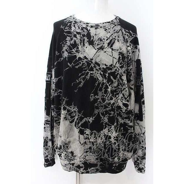 KMRii / TIE DYE BAMBOO PULLOVER トップス 2 ブラック O-24-09-27-048 