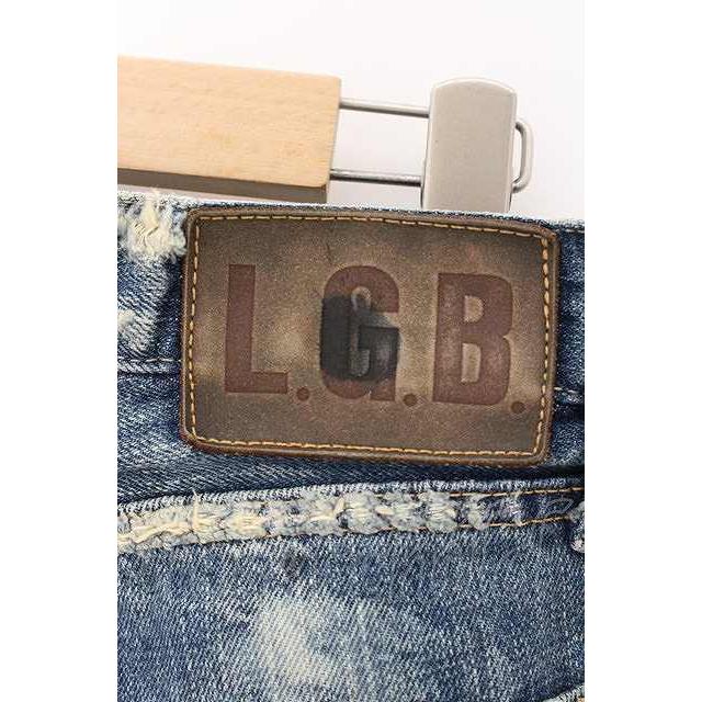 LGB / ST101/SHT(2) スカルパッチショートデニムパンツ 25