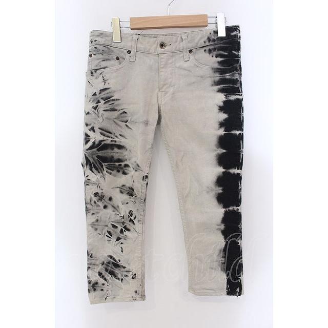 LGB / ST103/3/4/ クロップドブリーチデニムパンツ 26 グレー O-25-02 
