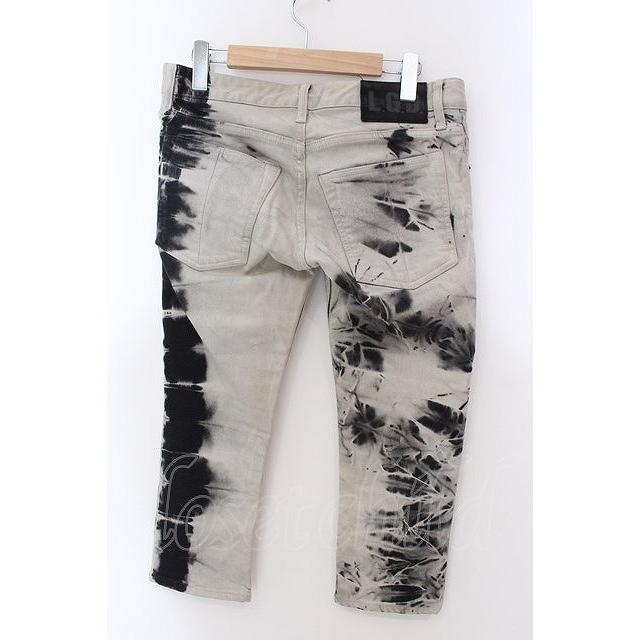 LGB / ST103/3/4/ クロップドブリーチデニムパンツ 26 グレー O-25-02 