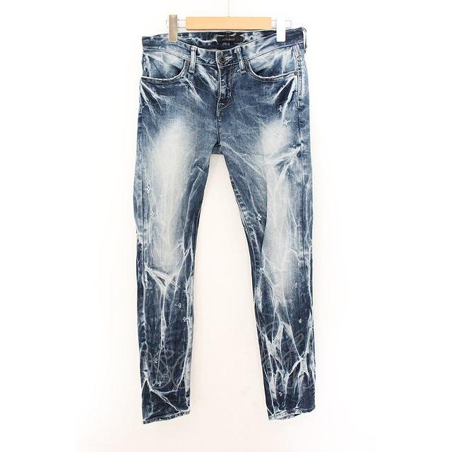 CIVARIZE / Stable イナズマ加工スキニーデニムパンツ 42 インディゴ O