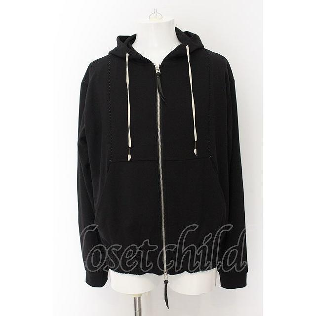 KMRii / Rayon Jersey Parka パーカー 2 ブラック O-24-11-22-019-KM