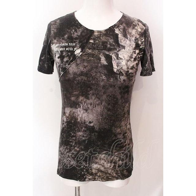 MEMHIM / Printed Tシャツ 1 グレー O-25-02-23-025-ME-ts-YM-ZT071 