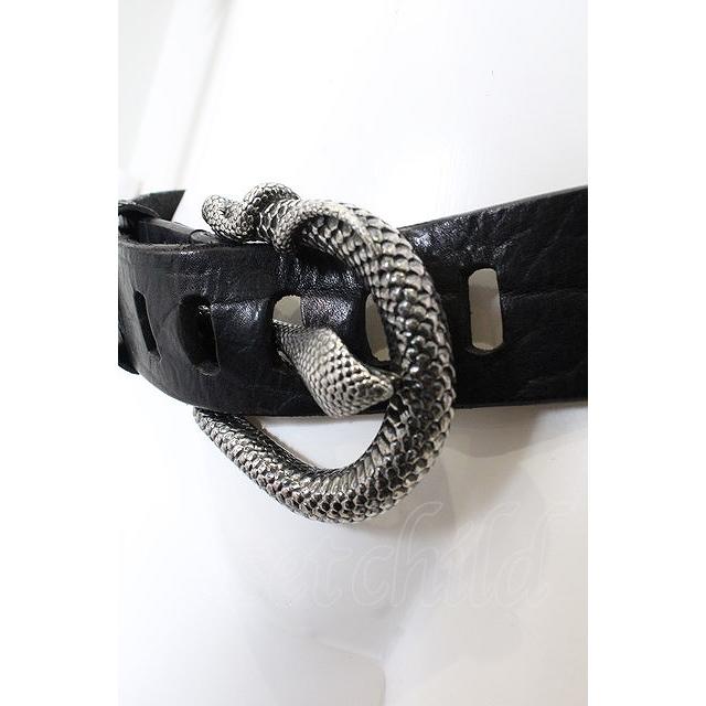 IFSIXWASNINE / COBRA BELT-2 ベルト ブラックxシルバー O-24-12-20 