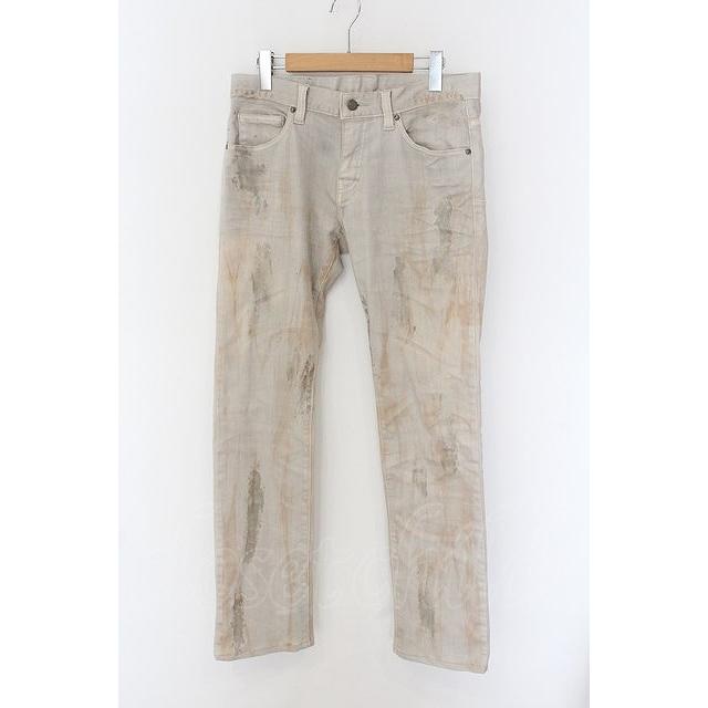 TORNADO MART / ワックスコーティングシューカットデニムパンツ S