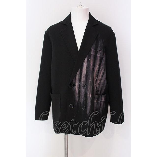 philtheory ペイントギミックテーラードジャケット ブラック S PHILTHEORY（フィルセオリー）の「Bleach & paint gimmick tailored