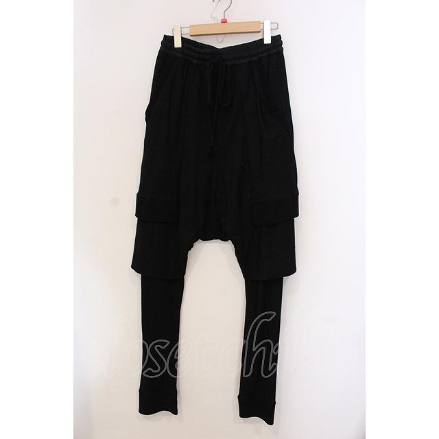 A.F ARTEFACT / WOOL LAYERED PANTS パンツ 1 ブラック O-25-05