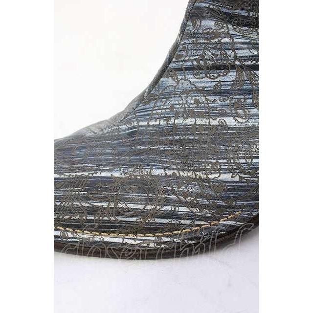 HIROMU TAKAHARA ブーツ　ペイズリー　44 HIROMU TAKAHARA ブーツペイズリー44