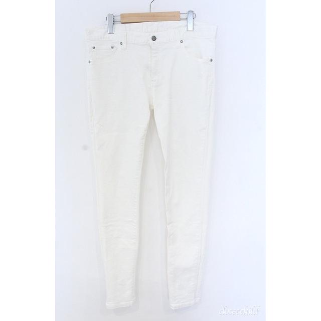 TORNADO MART / ホワイトシェービングシューカットデニムパンツ XXL