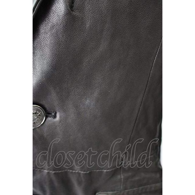 SWITCHBLADE ジャケット.SPECIAL REMAKE LEATHER LONG /ブラック/S T 