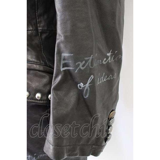 SWITCHBLADE ジャケット.SPECIAL REMAKE LEATHER LONG /ブラック/S T 