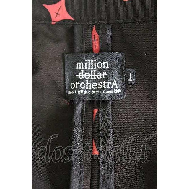 million dollar orchestra コート.heii monogram トレンチ /ブラック