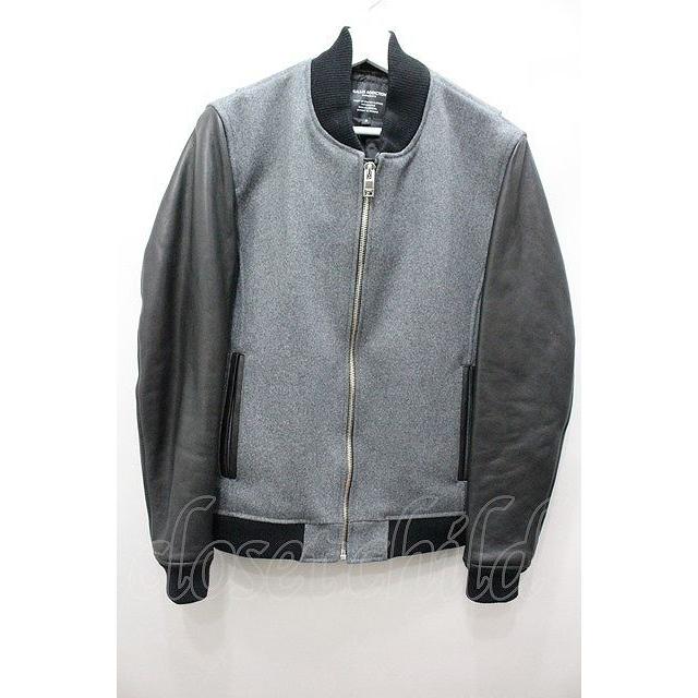 GALLIS ADDICTION ジャケット ラムレザー切り替えメルトン グレー ブラック 3 O-21-12-29-026-ET-ja-YM-ZT-ML019 closetchild MV - 通販 - Yahoo ショッピング
