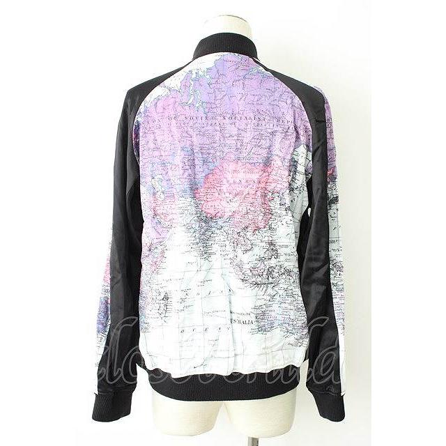 LAD MUSICIAN ジャケット.17AW/REVERSIBLE BLOUSONワールドマップ 