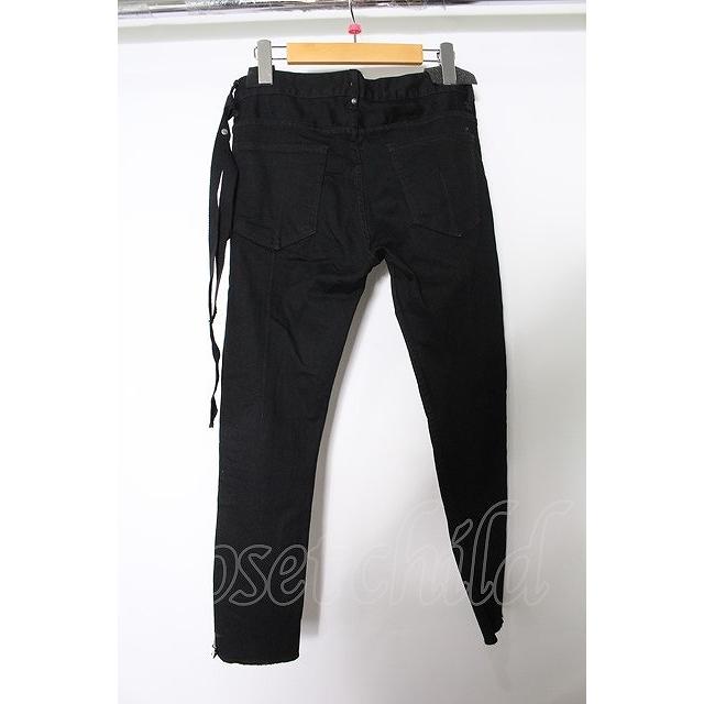 青激-SEIGEKI- パンツ.12oz original stretch BLACK cropped 