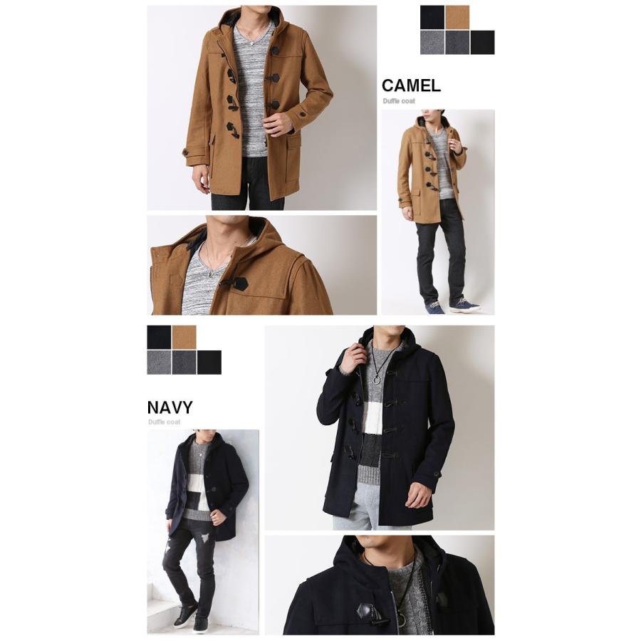 アウター ダッフルコート メンズ ロング丈 メルトン フード コート ハーフコート スタイリッシュ 秋冬 Acca メンズファッション 通販 Yahoo ショッピング