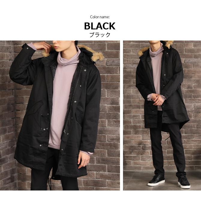 モッズコート メンズ ライナー付き フード脱着 ファー脱着 ミリタリー ロング丈 コート 秋冬 Acca1210 メンズファッション 通販 Yahoo ショッピング