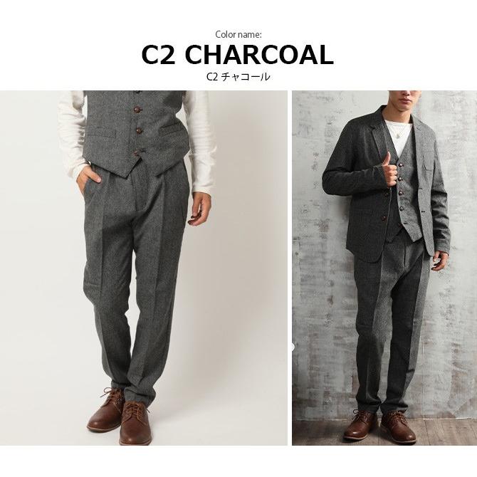 ツイードパンツ メンズ スラックス ウールパンツ ストレートパンツ セットアップ スーツ コーデ Acd17pt メンズファッション 通販 Yahoo ショッピング