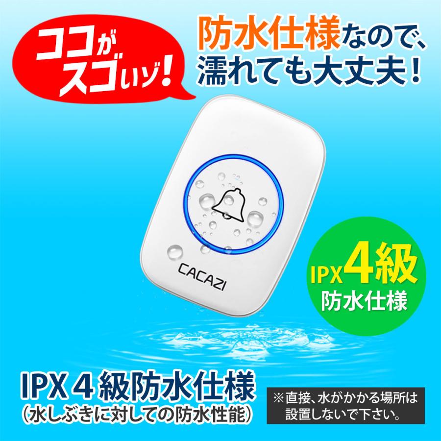 ワイヤレスいつでもドアホン TY-1808 インターホン 呼び鈴
