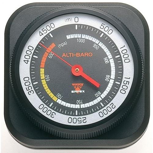 EMPEX (エンペックス) アナログ高度計 気圧計 アルティ・マックス4500 ブラック FG-5102 ギフト