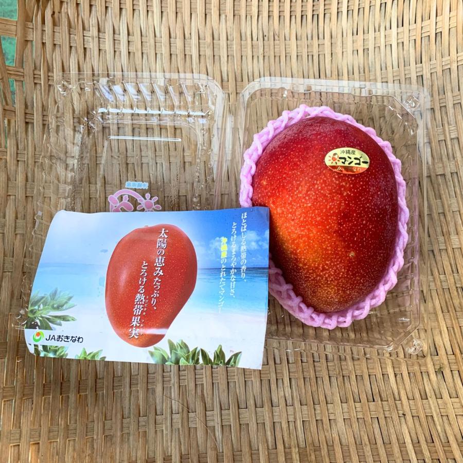 優品 アップルマンゴー 大玉 400g以上×2パック 沖縄県産 お中元に