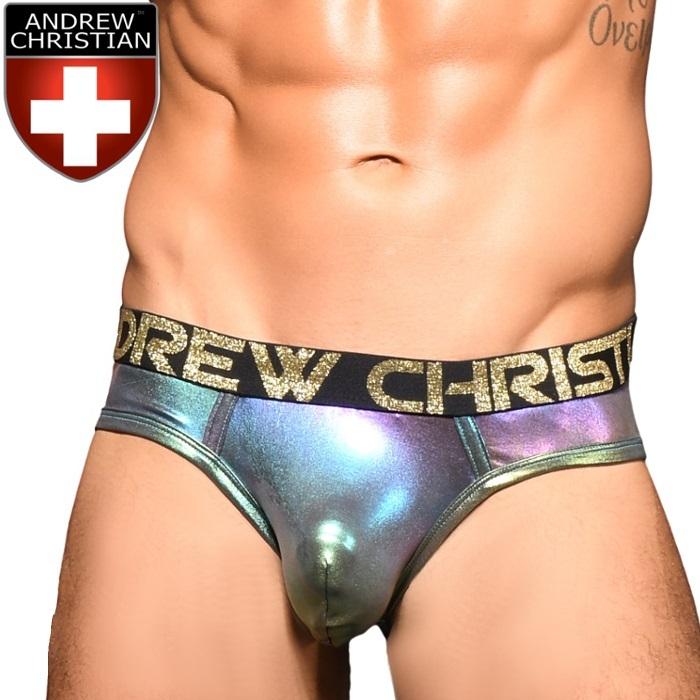 ブリーフ メンズビキニ アンドリュークリスチャン Andrew Christian アンクリ Holographic Almost Nakedブリーフ 91720 Ac91720 メンズランウェイ 通販 Yahoo ショッピング