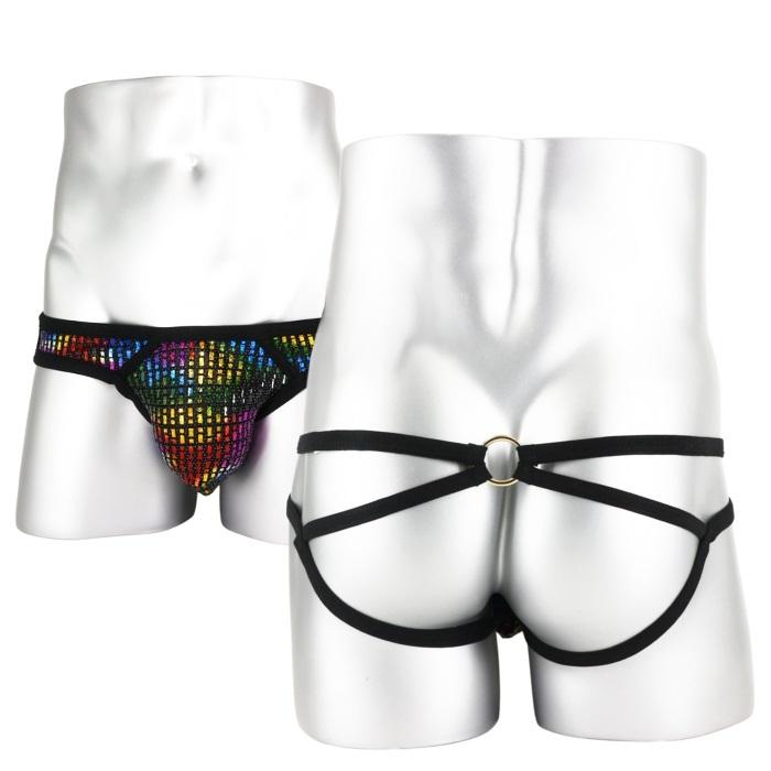 ジョックストラップ ケツ割れ ケツワレ Andrew Christian アンドリュークリスチャン Disco Camo Strap Jock Almost Naked ジョックストラップ(91819)｜mensrunway｜07