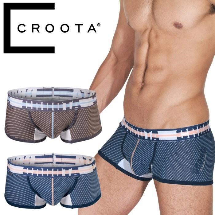 ボクサーパンツ メンズ ブランド ローライズ クルータ Croota 45 DEGREE ボクサー (男性下着cr-ff)｜mensrunway