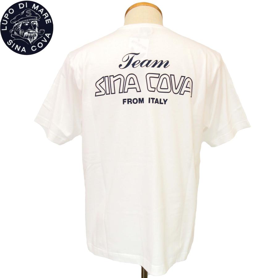 SINA COVA シナコバ 定番品 半袖Tシャツ 白M・L・LL 10000550 