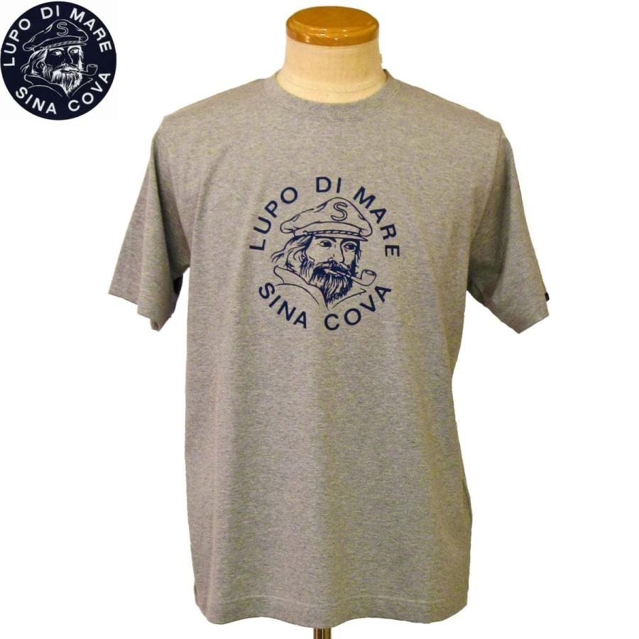 SINA COVA（シナコバ） 定番品 半袖Tシャツ ライトグレーM・L・LL