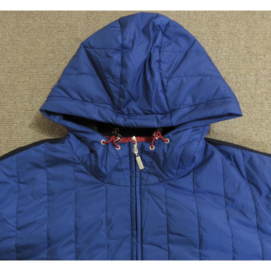 CASTELBAJAC カステルバジャック 中綿入りブルゾン 青×ネイビーL CASTELBAJAC カステルバジャック 中綿入りブルゾン 青×ネイビーL