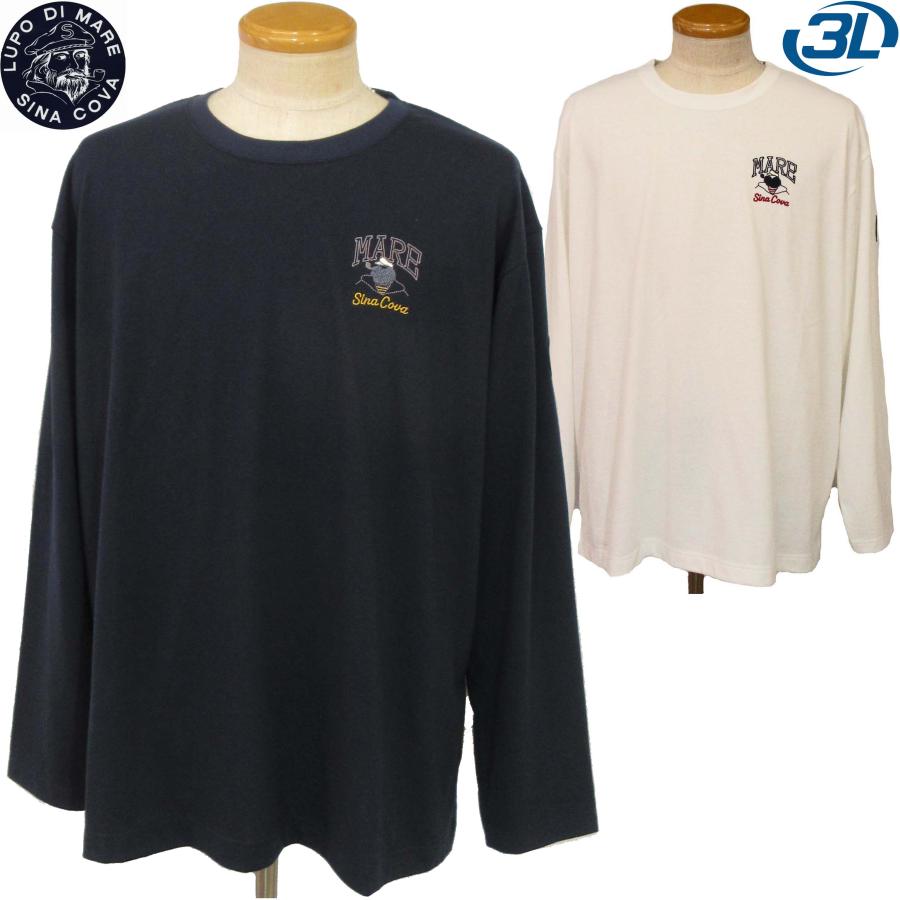 SINA COVA（シナコバ） 長袖Tシャツ ネイビー・白K 24120036 SINACOVA 