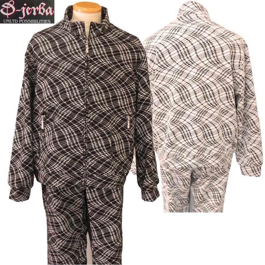 ジェルバ セットアップ 黒・白L・LL 391010-1 D-JERBA : メンズ