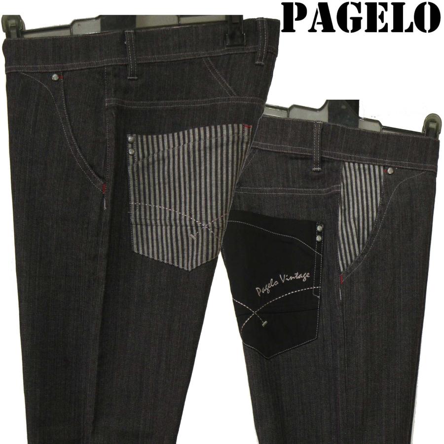 ANGELO（アンジェロ） パジェロ デニムパンツ 黒W82・85・88・91・95 