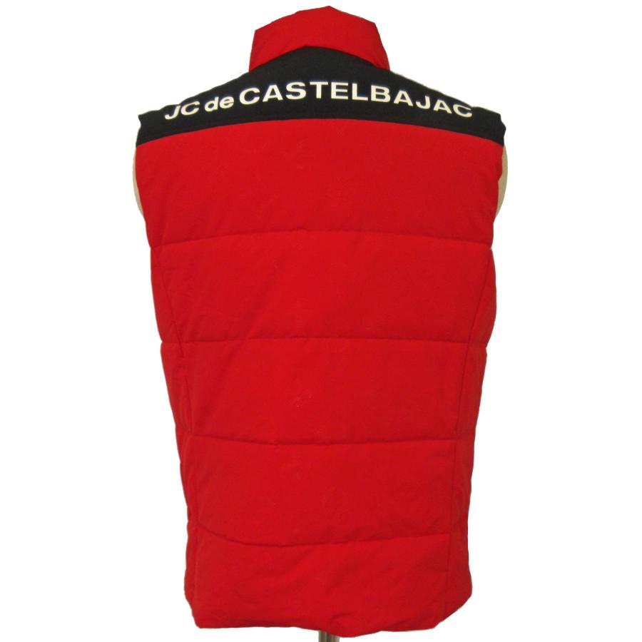 CASTELBAJAC カステルバジャック ダウンベスト 黒・白・赤M・L CASTELBAJAC カステルバジャック ダウンベスト 黒・白・赤M・L