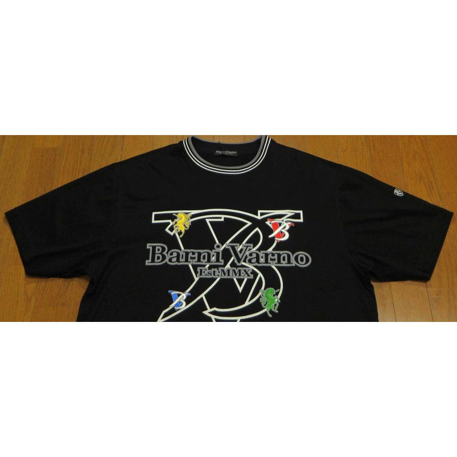 BARNI VARNO（バーニヴァーノ） 半袖Tシャツ 黒LL PTH5529 BARNI