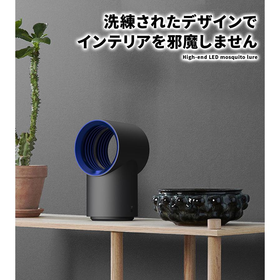 蚊取り器 捕虫器 蚊 虫取り器 おすすめ 屋内 屋外 薬剤不要なので小さなお子様やペットがいる家庭でも おしゃれ 静音 01 07 0152 Wonder Labo 通販 Yahoo ショッピング
